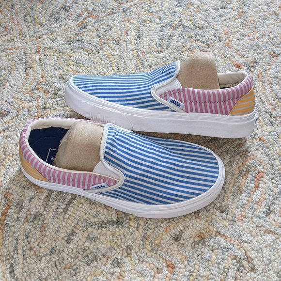 Vans Slip On Pinstripe Shoe 7.5 - Picture 11 of 12
